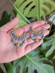 #10 Beaded Hoop Earrings