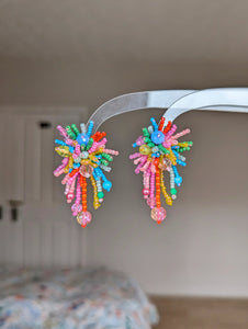 #1 Small Rainbow Firework Earrings