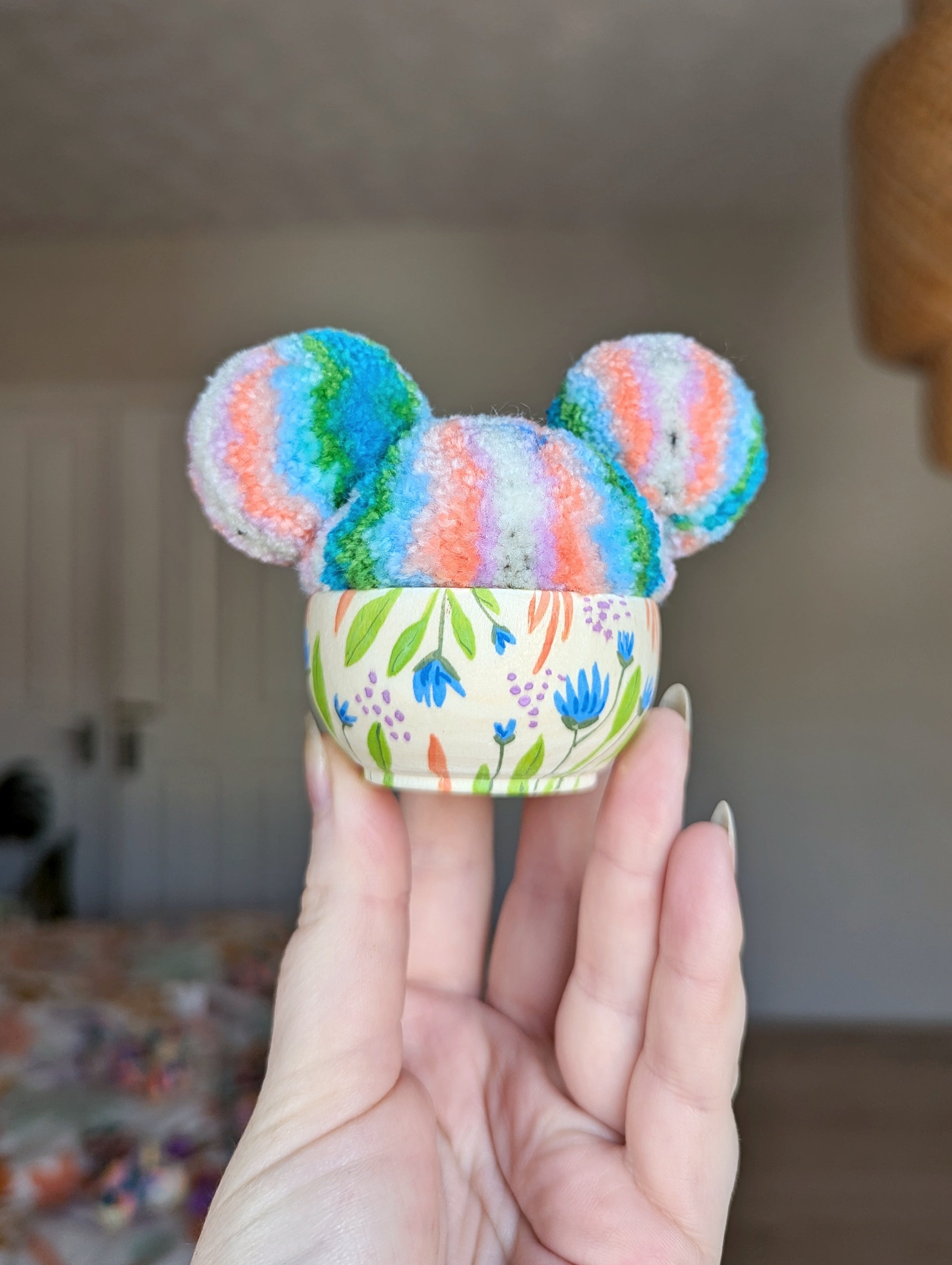 #9 Painted Pin Cushion