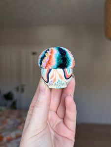 #3 Mini Painted Pin Cushion