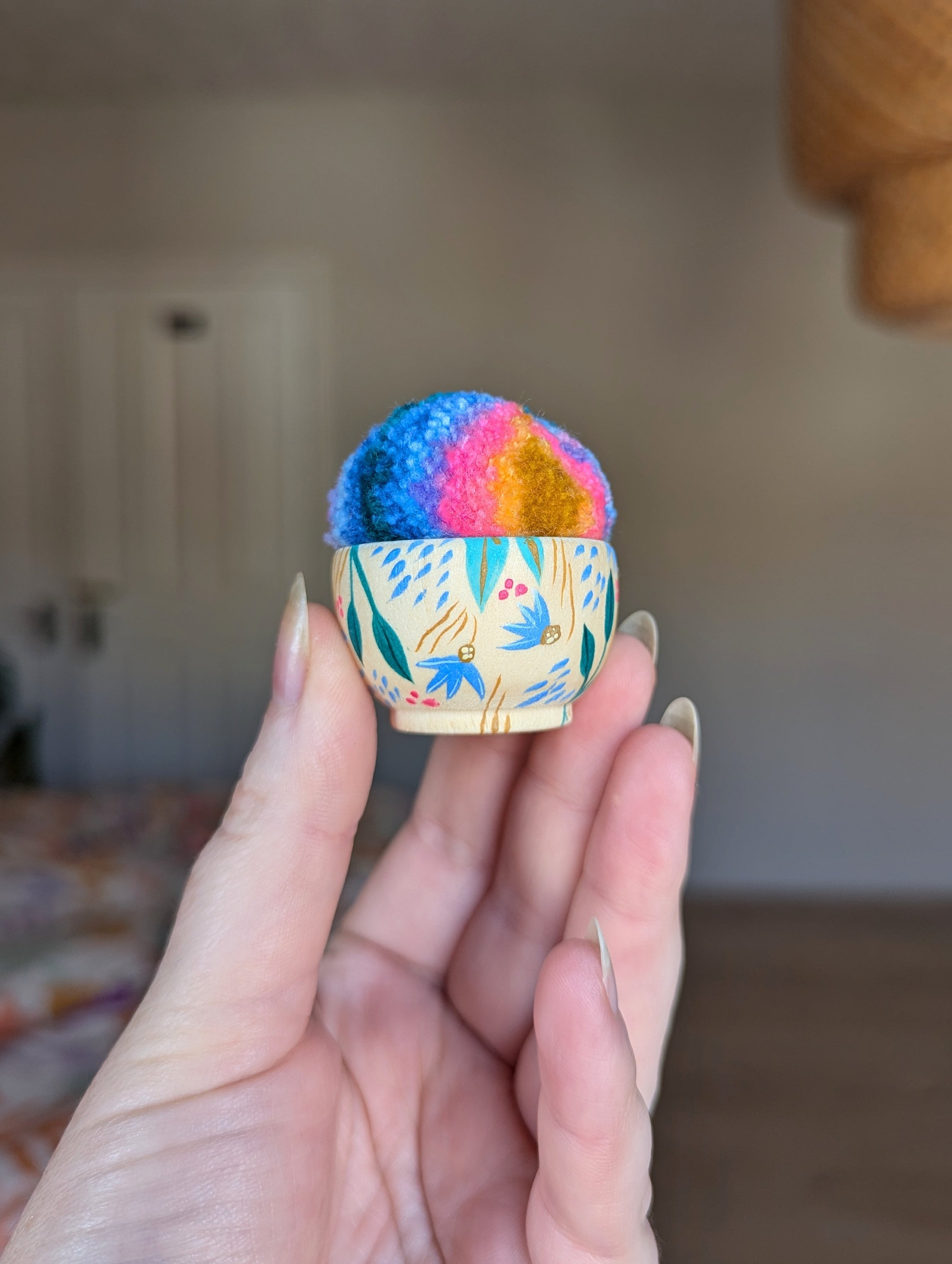 #11 Mini Painted Pin Cushion