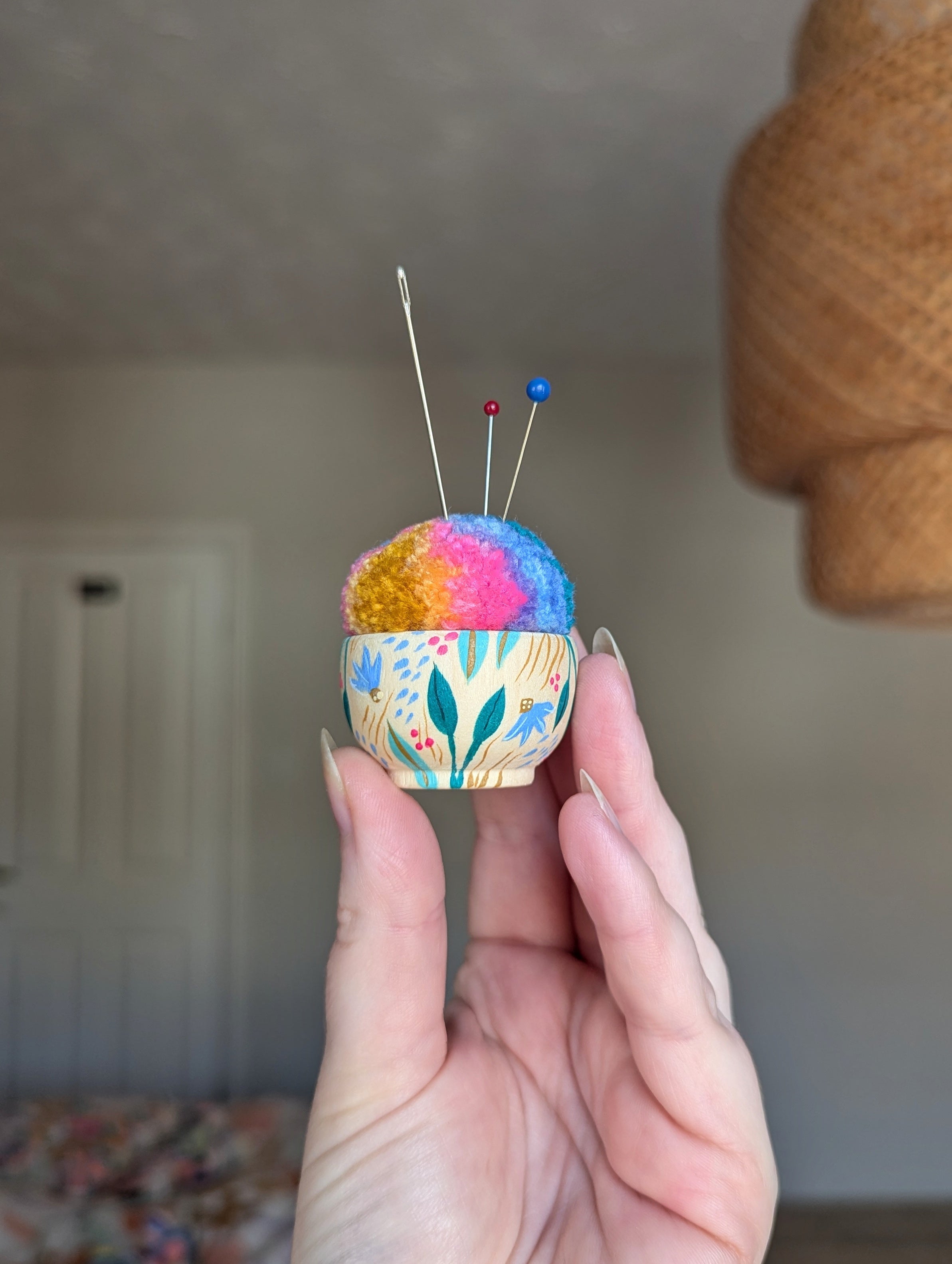 #11 Mini Painted Pin Cushion