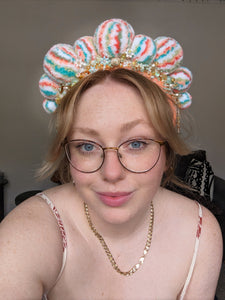 Pom Headband / Flower Garden