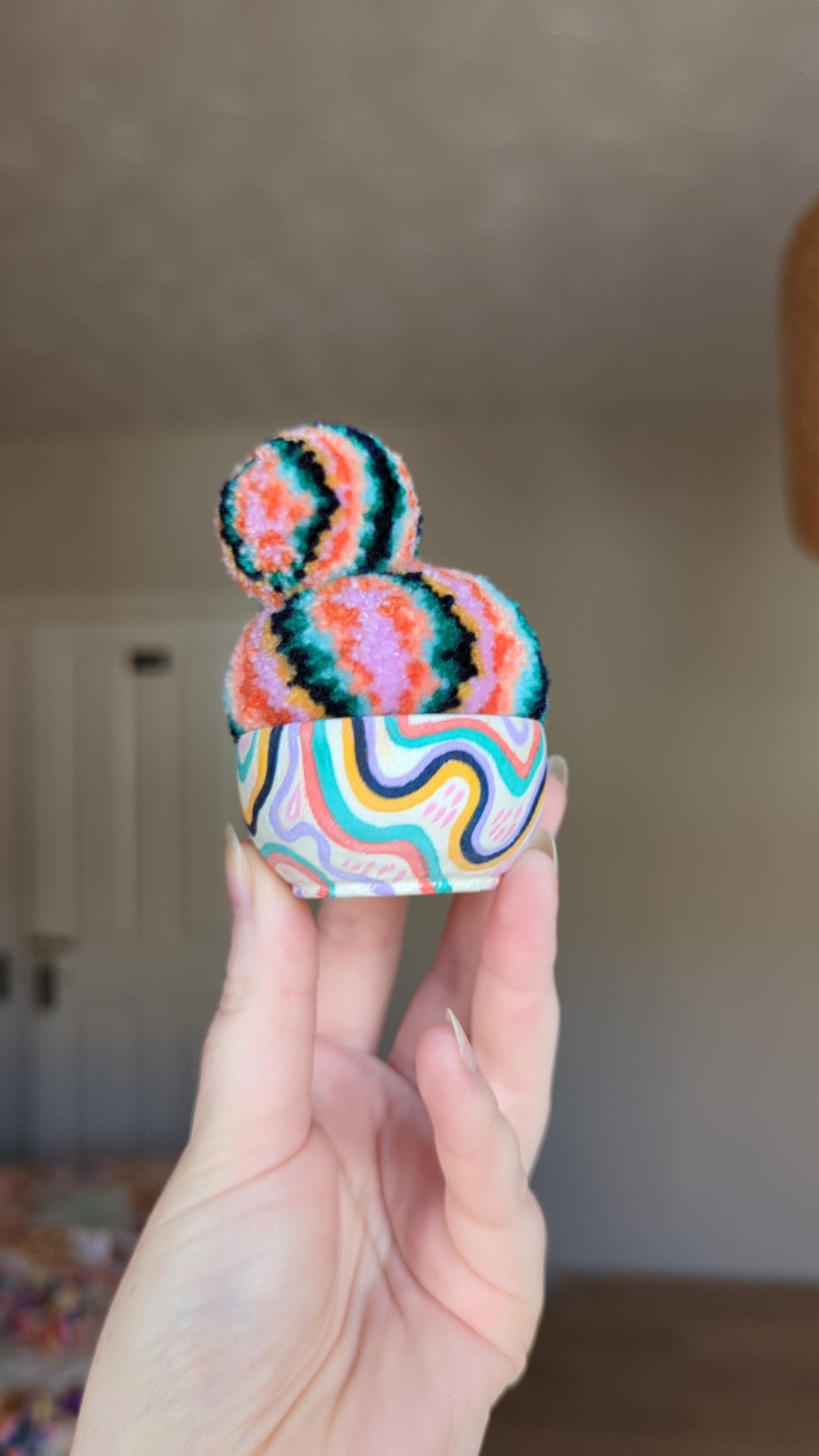 #10 Painted Pin Cushion