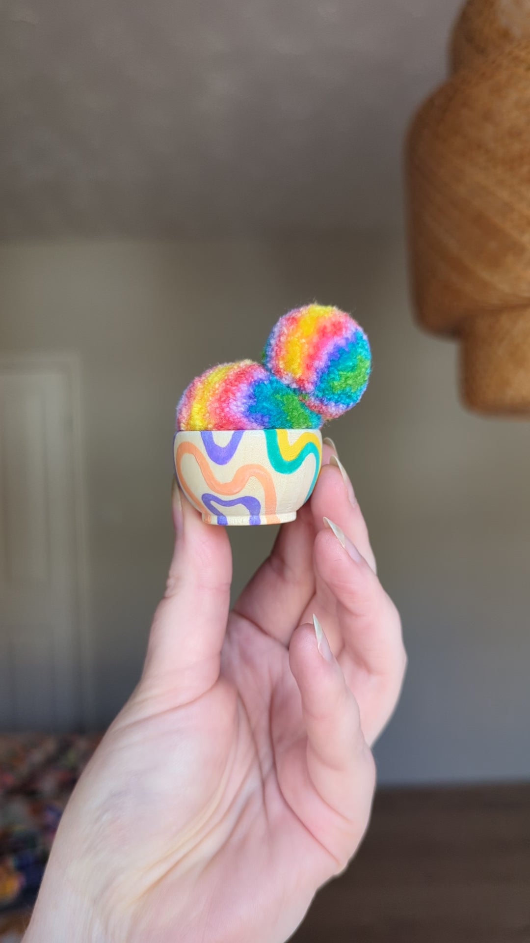 #7 Mini Painted Pin Cushion