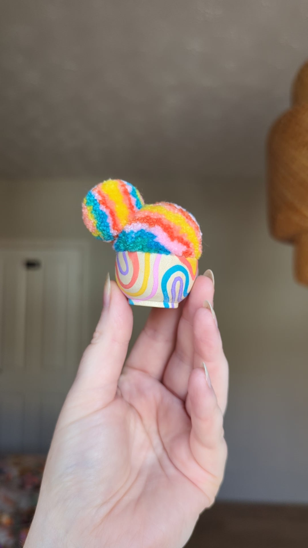 #6 Mini Painted Pin Cushion