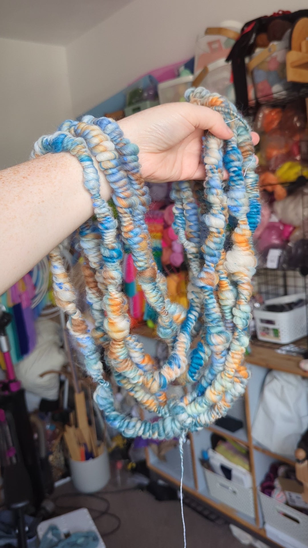 Sea Fudge / Chunky Coiled Yarn