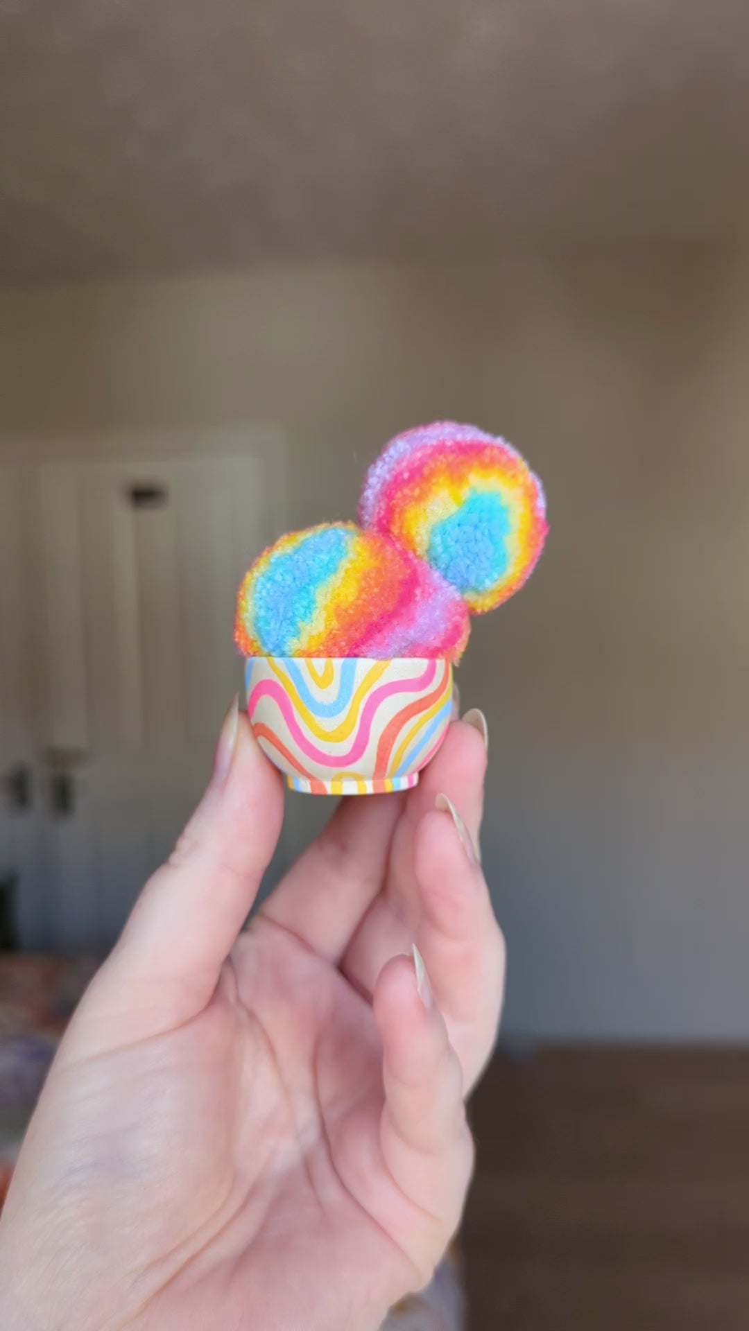 #10 Mini Painted Pin Cushion